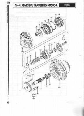 Kawasaki hydraulic/hydrostatic GM35VL spindle kit