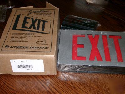 Lithonia le s 1 r 120/277 el n sd emergency exit sign 