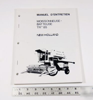 New holland - moissonneuse - batteuse tr 85 - foreign