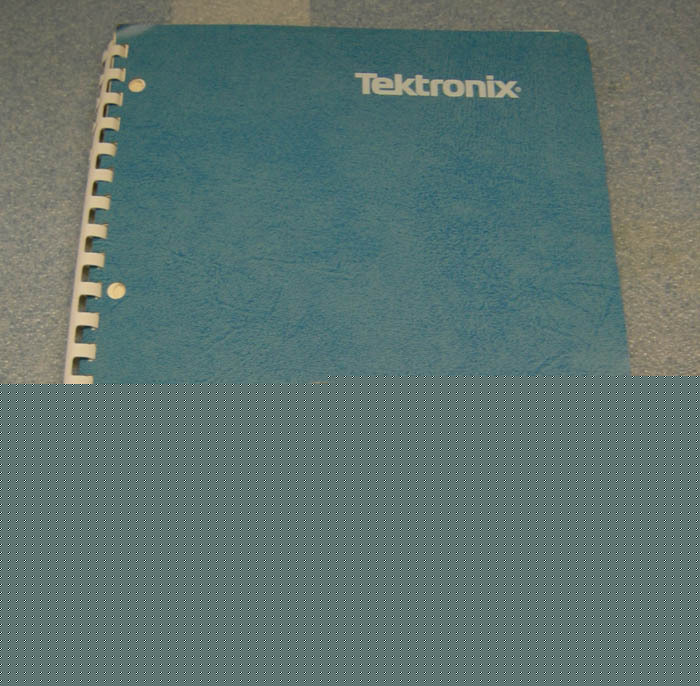 Tektronix tek 7A26 dual trace amplifier manual