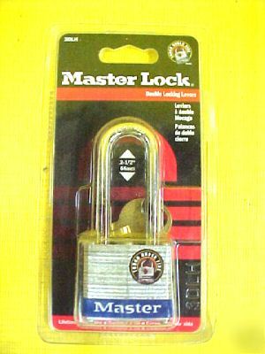 New lot of (6) master lock #3 padlock 3DLH blue
