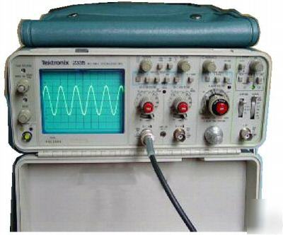 Tektronix 2335 2 ch 100MHZ portable / lab oscilloscope