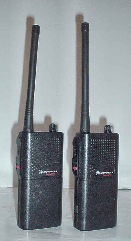 Two motorola radius SP10 vhf 2-way radios