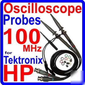 Two oscilloscope clip probes 100MHZ for tektronix hp aw