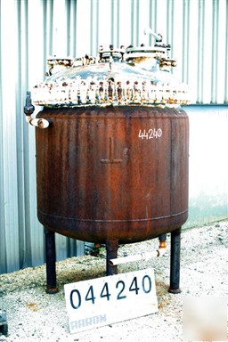 Used: pfaudler glass lined reactor, 400 gallon, white g