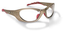 New FUEL2 glasses metallic sand frame, clear af lens- 