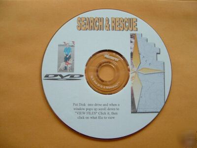 Search & rescue resource & training cd/dvd - sar