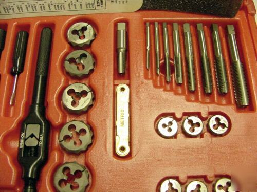 Snap on tool 76PC tap & die set sae & mm sweet TDTDM500