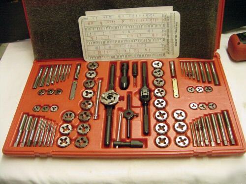 Snap on tool 76PC tap & die set sae & mm sweet TDTDM500