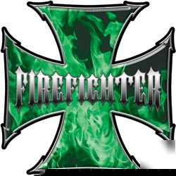 Firefighter decal reflective 12