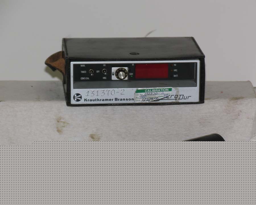 Krautkramer branson portable hardness tester