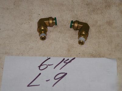 2 pcs parker elbow male 1/2