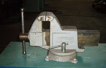 Columbian heavy duty machine vise ~ 360Â° swivel