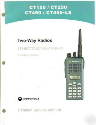 Motorola detailed manual CT150 CT250 CT450 CT450LS radi