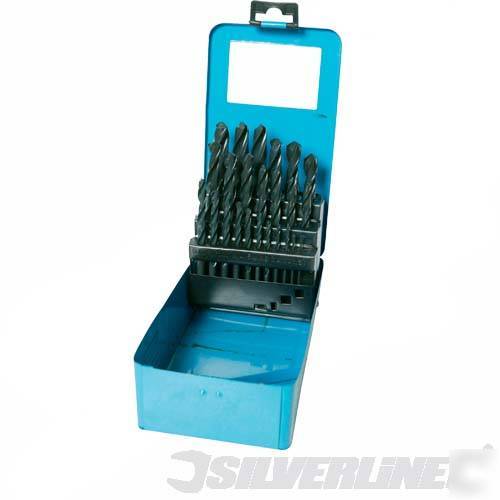 25PK metric 1-10MM drill bit set & case DS51