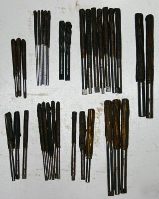 33 machinist reamers straight shank spiral flute