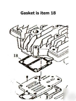 Curtis air compressor e-57 pump cylinder head gasket