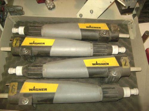 Wagner automatic powder coating system, nordson, gema
