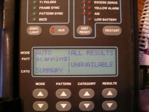 T-berd 107A acterna ttc T1 analyzer options 1,2,3,4,& 5