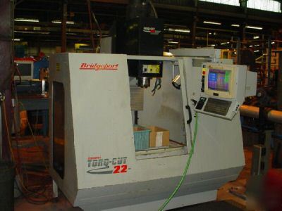 Bridgeport torq-cut 22 vmc vertical machining center