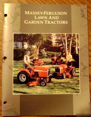 Massey ferguson 112LT to 320GTX lawn tractor brochure