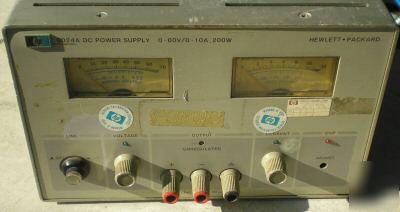 Hp 6024A dc power supply 60VOLT 10AMP 200WATT