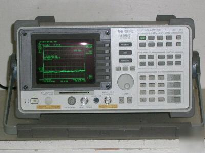 Hp 8591E portable spectrum analyzer, 9KHZ to 1.8GHZ 