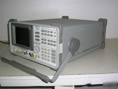 Hp 8591E portable spectrum analyzer, 9KHZ to 1.8GHZ 