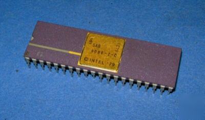 New cpu SAB8086-2-c siemens vintage ceramic rare gold