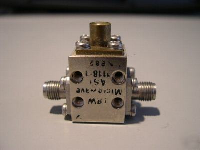 Trw microwave asi isolator 1118-1 sma 20 db, 11-18 ghz