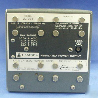 Used lambda lm CC5 5-volt linear power supply