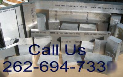  aluminum plate fortalÂ® T651 1.398 x 4 1/8 x 13 7/8 