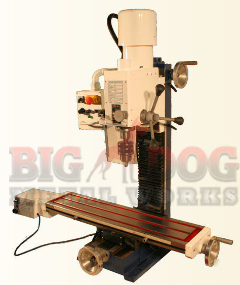 Metal master benchtop mill w power feed 