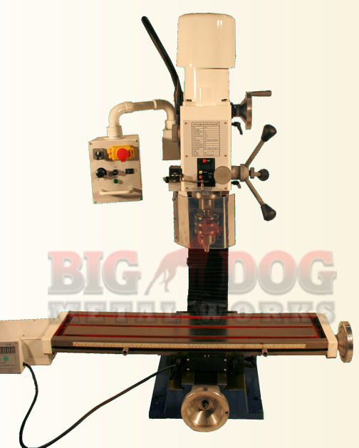 Metal master benchtop mill w power feed 