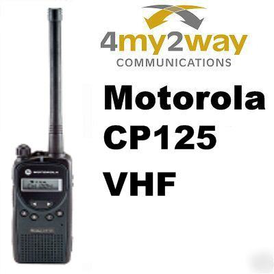 Motorola CP125 portable vhf 5W 4CH 136-174 mhz