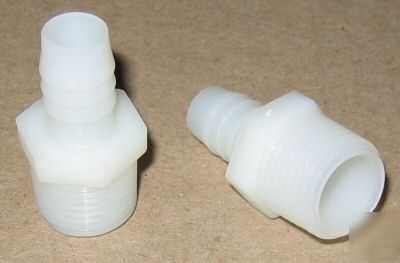 Nylon hose barb adapter 1/2