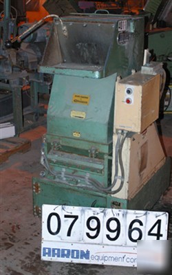 Used: ims granulator model lp-187. 2 bolt-on blade open