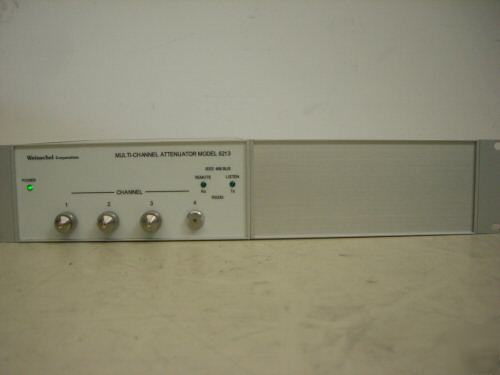 Weinschel aeroflex 6213 multi-channel attenuator system