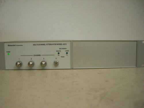 Weinschel aeroflex 6213 multi-channel attenuator system