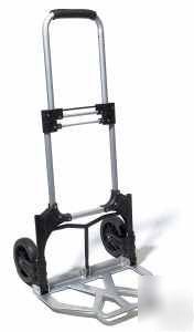Aircraft grade aluminum foldable hand truck cart dolly