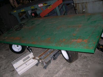 Cart wagon material hauler item transfer forklift