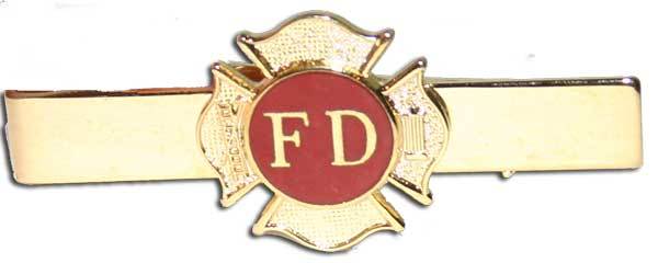 Fire department tie clasp