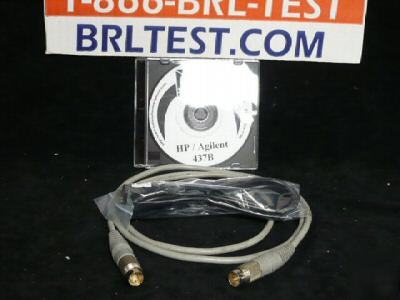 Hp 437B power meter w/sensor cable 100KHZ-110GHZ opt 03