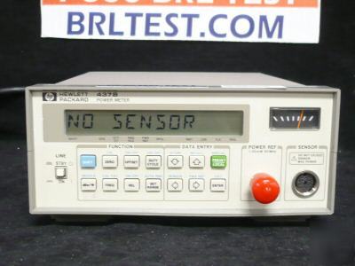 Hp 437B power meter w/sensor cable 100KHZ-110GHZ opt 03