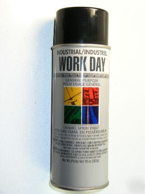 Krylon industrial work day enamel paint gloss black