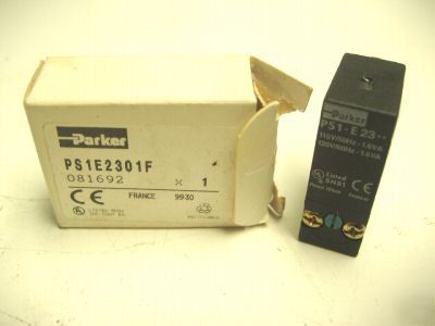 Parker pneumatic plug in solenoid operator #PS1E2301F