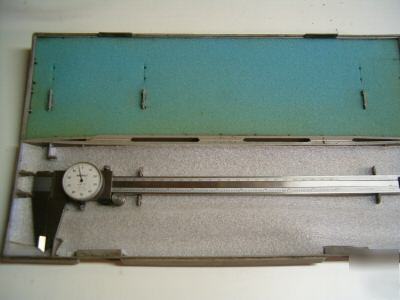 Precision machinist vernier dial caliper. good cond