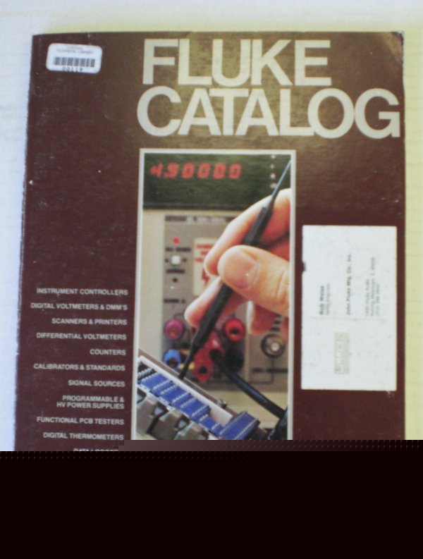 Fluke catalog 1980-81 - $5 shipping 