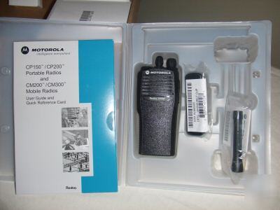 New 2 motorola CP200 4 watt uhf radios - 