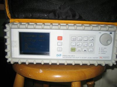Promax prolink 3C+ signal spectrum analyser/measurement